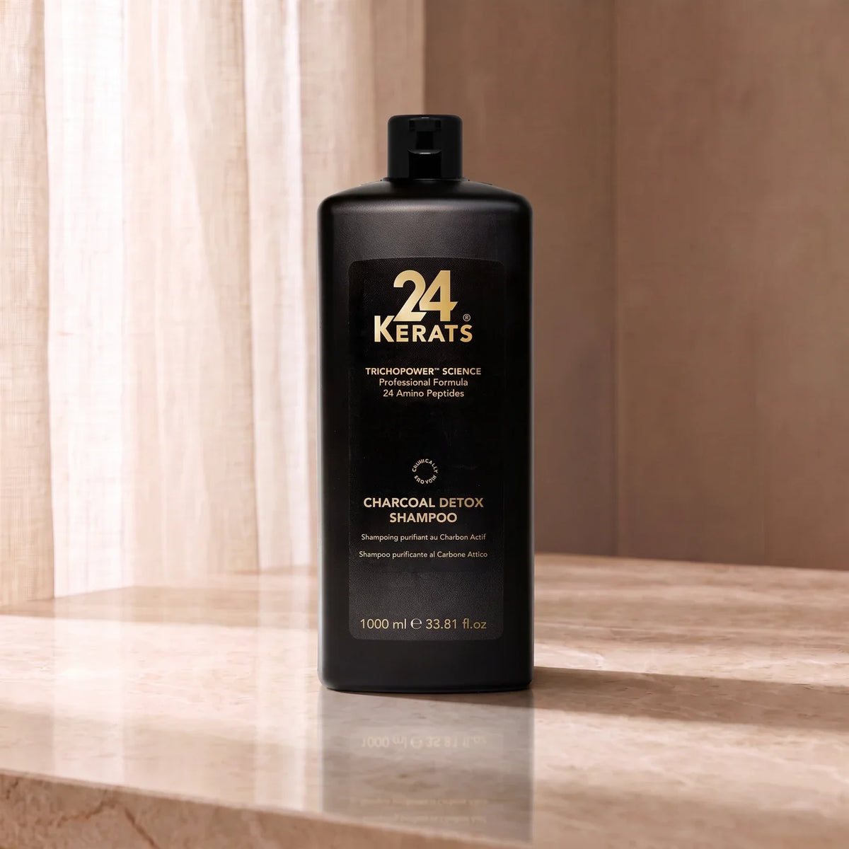 24KERATS® Charcoal Detox Shampoo