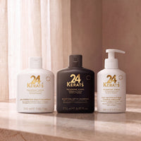 24KERATS Pflegelinie: Zeolite Shampoo, Charcoal Detox Shampoo und Leave-in-Maske