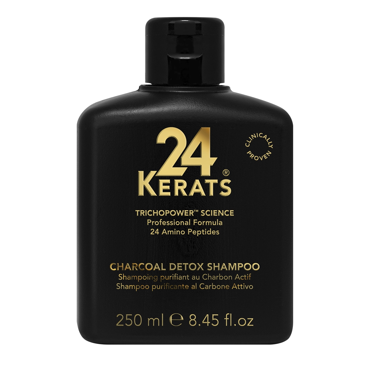 24KERATS® Charcoal Detox Shampoo